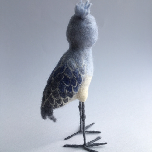 受注制作》羊毛フェルトのハシビロコウ 羊毛フェルト あやふく 受注制作》羊毛フェルトのハシビロコウ 羊毛フェルト あやふく