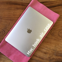 MacBook Air Case 全 6 色文件架 / 奢華絨面革 / 數量有限 第1張的照片