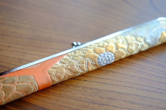 KIMONO・帯　箸ケース/24cm/菊紋 4枚目の画像