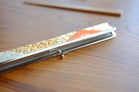 KIMONO・帯　箸ケース/24cm/菊紋 5枚目の画像