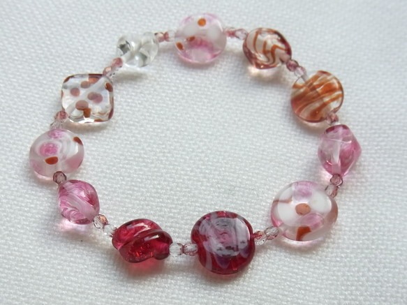 PINK  bracelet ピンクブレスレッド