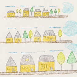 小さな額絵・住宅団地 (808) 2枚目の画像