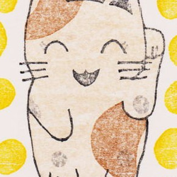 小さな額絵・招き猫(775) 2枚目の画像