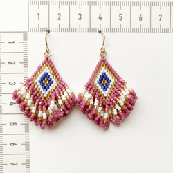 ◇fringe × earrings◇(pink) 3枚目の画像