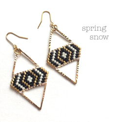 ◇native earrings◇（black） 1枚目の画像