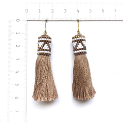 【残1】native × tassel L(beige) 3枚目の画像