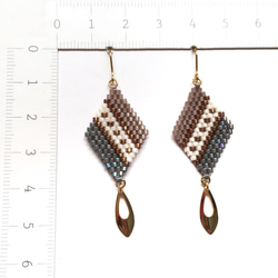 人気・再販13♡ ◇beads × earrings◇（beige） 3枚目の画像