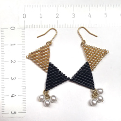 再販♡ △bi-color  earrings△ 3枚目の画像