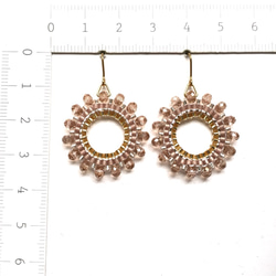 再販♡hoop × earrings(pink） 3枚目の画像
