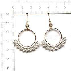 NEW♡hoop pearl earrings 4枚目の画像