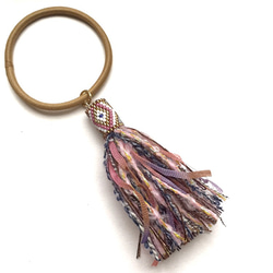 【creema限定】再販4♡tassel hair tie (pink mix) 3枚目の画像