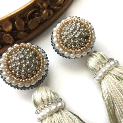 《限定一点もの》tassel earrings 4枚目の画像