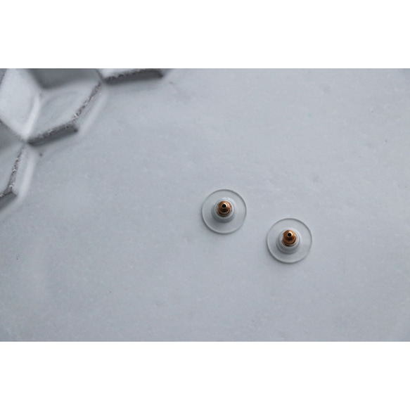 K18淡水珍珠雲耳環（粉色）“訂購商品·免運費” 第3張的照片