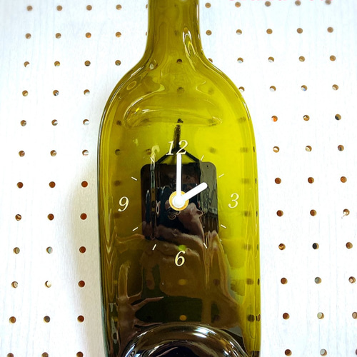 ワインボトル壁掛け時計スタンダード（Clock-W-ST） 掛け時計