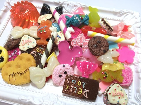 売りつくし☆激安デコパーツ50個セット デコパーツ G.Market土