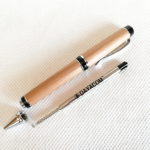 桜杢シガータイプボールペン（オプション：ジェットストリーム対応