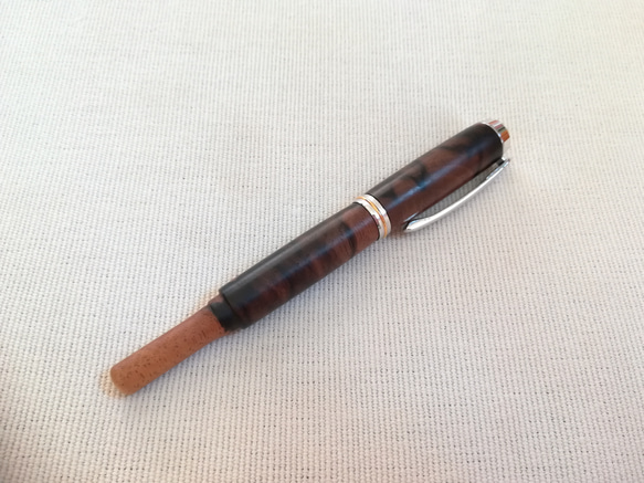 黒柿孔雀杢万年筆 1711-02 ペン・筆記用具 トモヱ工房 通販 4809393