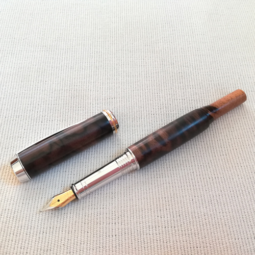 黒柿孔雀杢万年筆 1711-03 ペン・筆記用具 トモヱ工房 通販