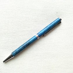 栃杢染木スリムボールペン 1711-11 1枚目の画像