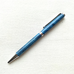 栃杢染木スリムボールペン 1711-11 2枚目の画像