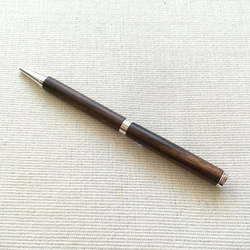 縞黒柿スリムボールペン1802-02 3枚目の画像