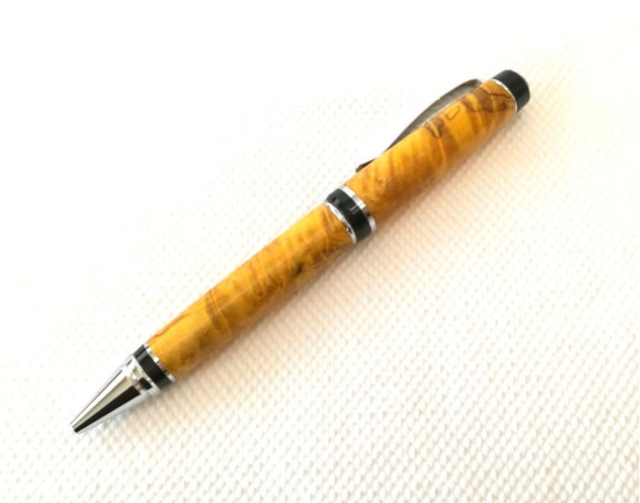 ツゲ杢染め木 ボールペン 1812-03 2枚目の画像
