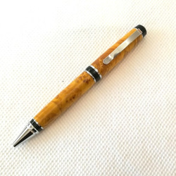 ツゲ杢染め木 ボールペン 1812-03 3枚目の画像
