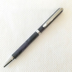 ツゲ杢染木スリムボールペン 1812-04 3枚目の画像