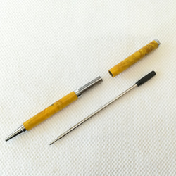 ツゲ杢染木スリムボールペン 1812-06 4枚目の画像