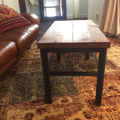 アイアンダイニングテーブル 足場板 シャビー インダストリアル 【公式