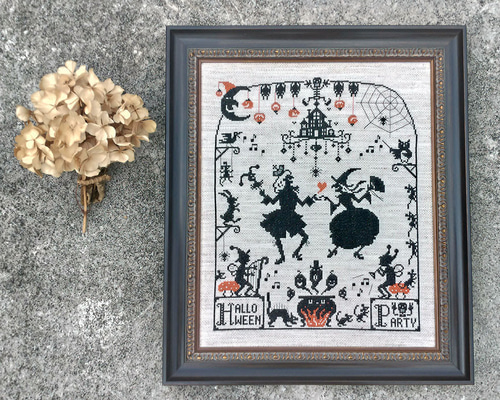 クロスステッチ完成品　ハロウィン＋Blaue Variatinen クロスステッチ完成品 ハロウィン ミニサイズ - メルカリ