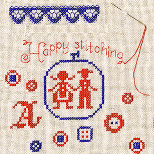 クロスステッチセット【【ソーイング/ Sewing】図案・布 キット