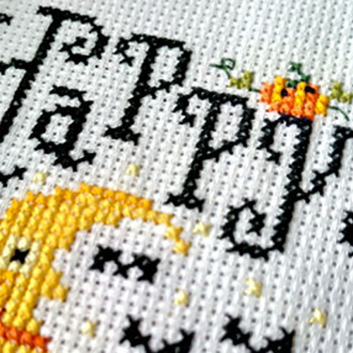 クロスステッチ刺繍 完成品「ハロウィン」｜Yahoo!フリマ（旧