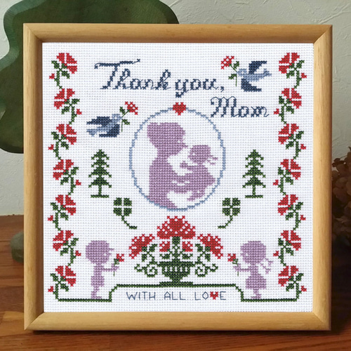 クロスステッチキット【ありがとうママ】母の日によせて キット Biene