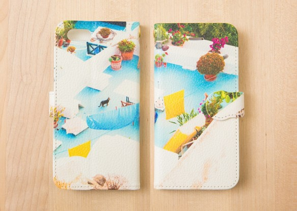 【全機種対応カメラ穴付き】ねこのかくれんぼ*iphone/Androidスマホケース【手帳型】 2枚目の画像