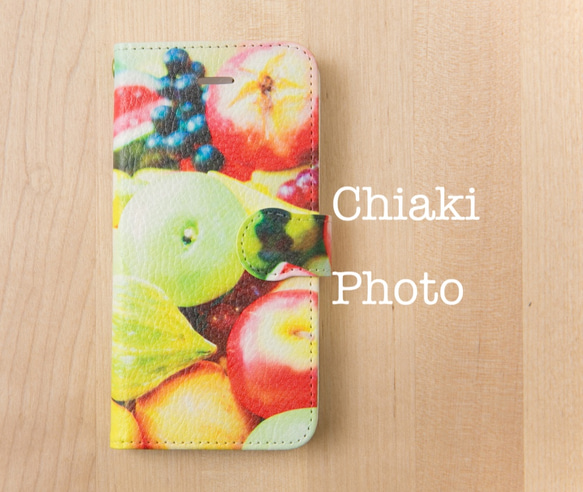 【全機種対応カメラ穴付き】Fruit*iphone/Androidスマホケース【手帳型】 1枚目の画像
