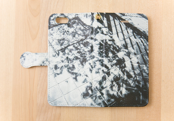 【全機種対応カメラ穴付き】shadow*iphone/Androidスマホケース【手帳型】 2枚目の画像