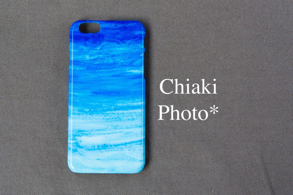 【各機種対応】Blue ocean*iphoneケース・Androidスマホケース 1枚目の画像