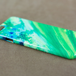 【各機種対応】Green*iphoneケース・Androidスマホケース 2枚目の画像