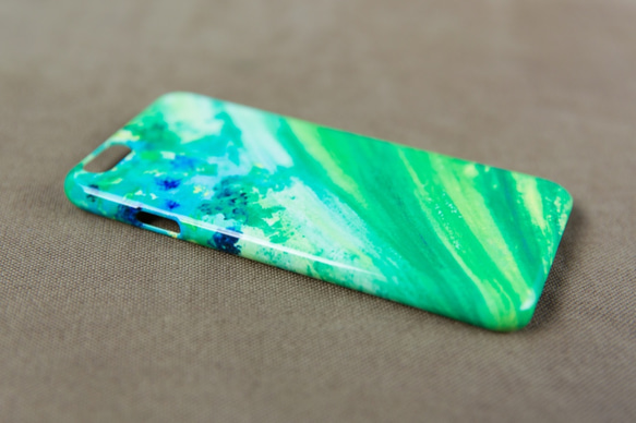 【各機種対応】Green*iphoneケース・Androidスマホケース 2枚目の画像