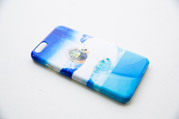 [每個型號對應]藍花* iPhone外殼·Android的手機殼 第3張的照片