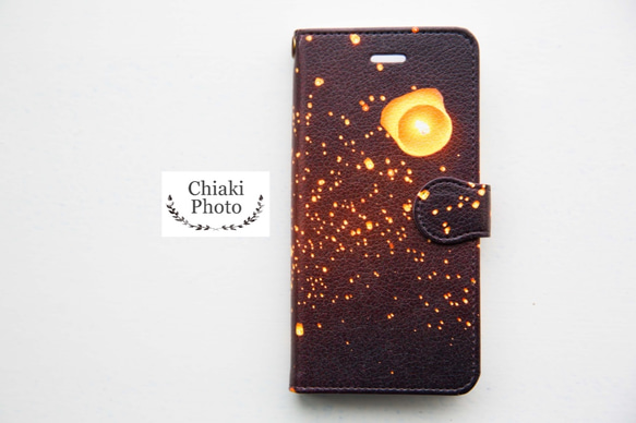 【全機種対応カメラ穴付き】Bright*iphone/Androidスマホケース【手帳型】 1枚目の画像
