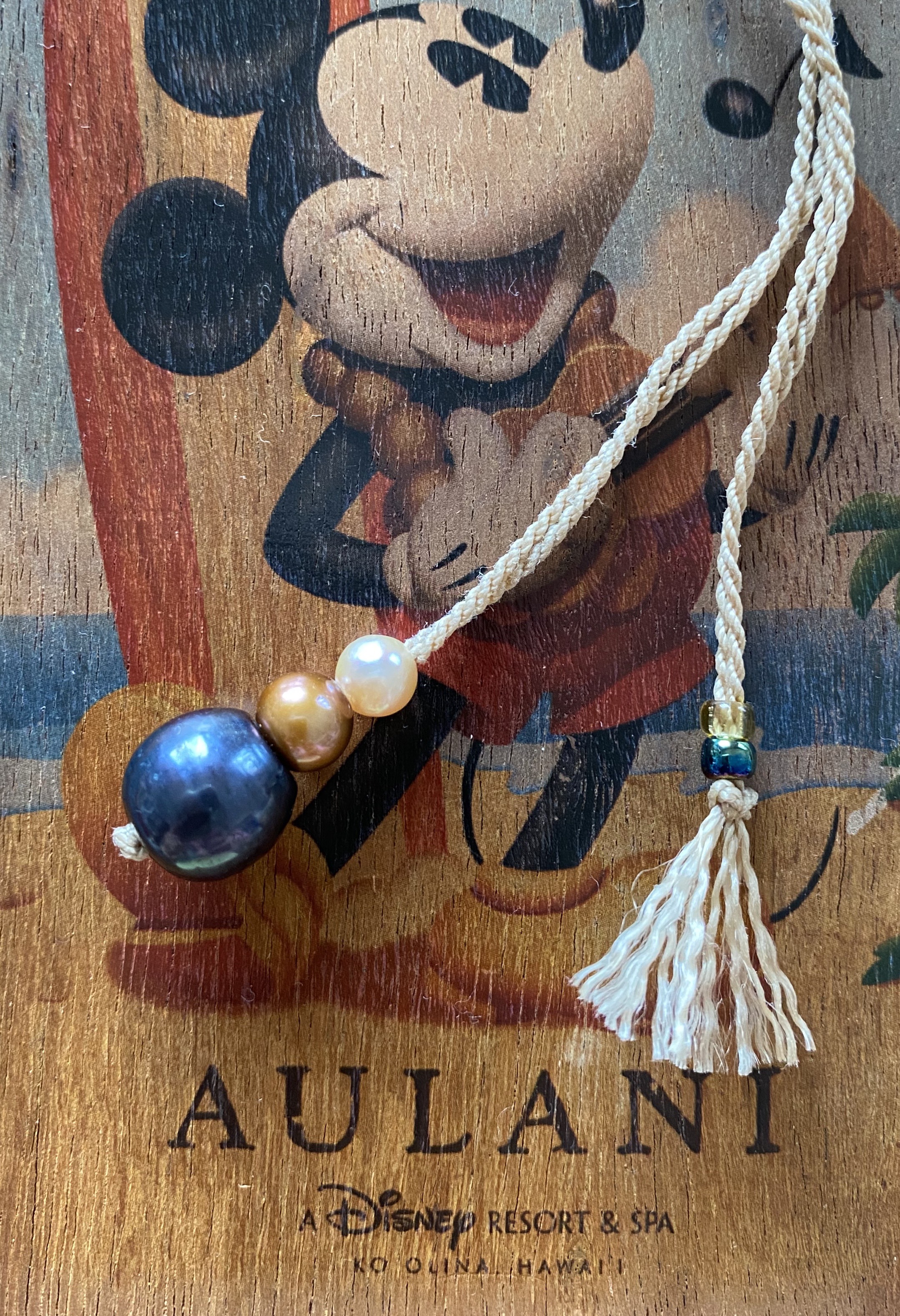 タヒチアン(南洋)真珠のシンプルペンダント