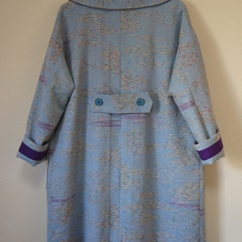 着物リメイク ウール フード付リバーシブルコート M～L 2123075663.jpg?1702887795