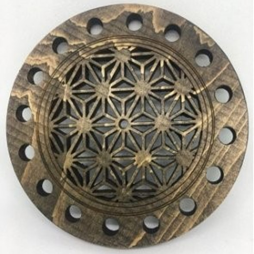 CHC16 クリスタルスピニングプレート☆麻炭Himalaya