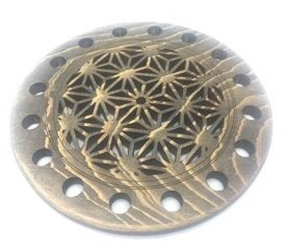 CHC16 クリスタルスピニングプレート麻炭