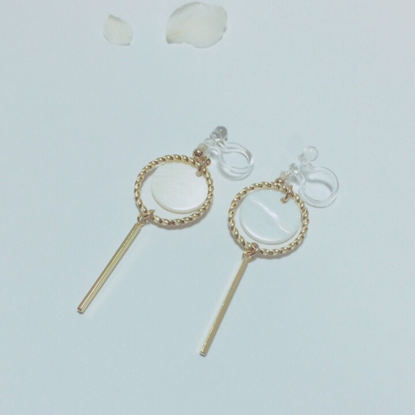 shell earring 2枚目の画像