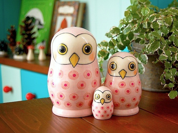 幸運を招くお守り かわいいマトリョーシカ 10体 TIMELESS COMFORT】 マトリョーシカ LUCKY CAT｜愛らしい招き猫