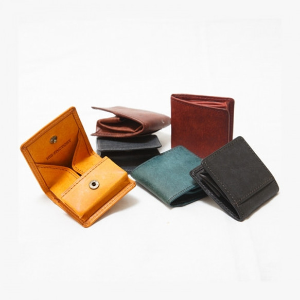 小銭入れ（小）Piega（ピエガ）イタリア植物タンニンなめし革・プエブロ 1枚目の画像