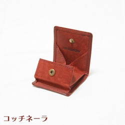 小銭入れ（小）Piega（ピエガ）イタリア植物タンニンなめし革・プエブロ 5枚目の画像